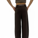 pantalone in velluto con costina velvet